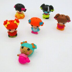 Lalaloopsy Tinies Mini Dolls Lot Of 6 Colorful Figures Collectible Toys For Kids